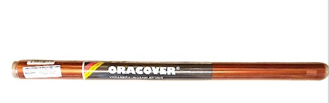 Oracover Breite 60cm, Länge 2m in transparent orange