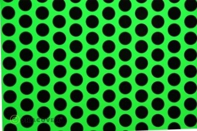 Oracover Fun 2m flouresz. grün - schwarz