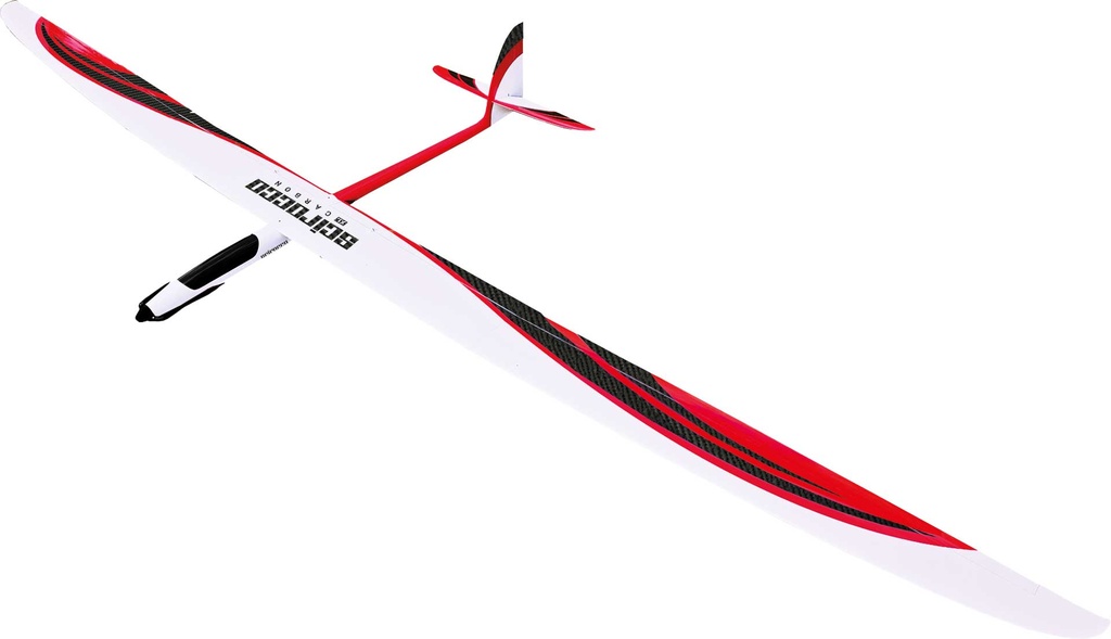 Robbe Modellsport Scirocco XL 4,5m ARF (Weiss) Voll-Carbon Hochleistungssegler mit 4-Klappenflügel