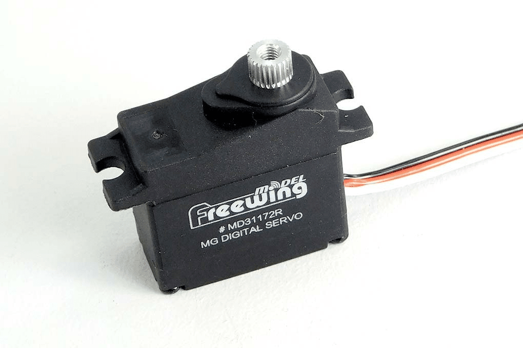 Freewing 17g Digital Metal Gear Reverse Servo with 300mm (12") Lead