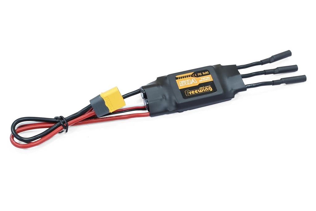 Freewing 50A ESC with XT60 Connector