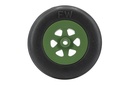 Freewing 65mm (2.55") x 16mm EVA Treaded Wheel for 4.2mm Axle - Green