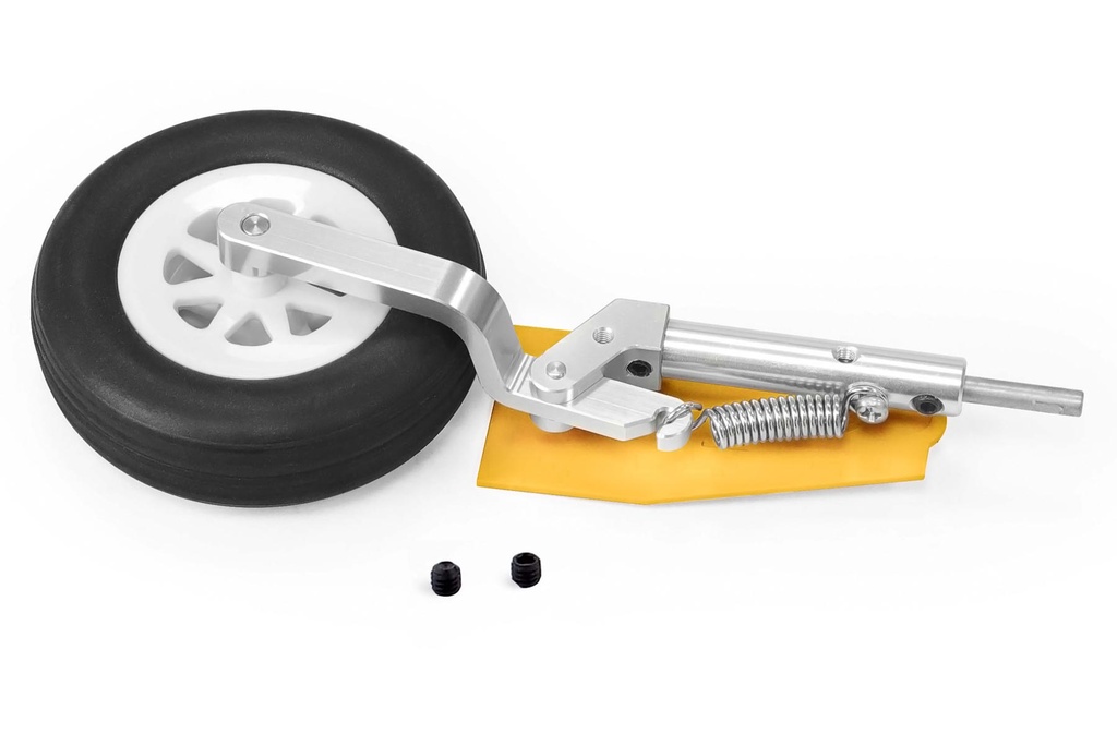 Freewing 80mm EDF Avanti S V2 Yellow Main Landing Gear Strut and Tire - Left