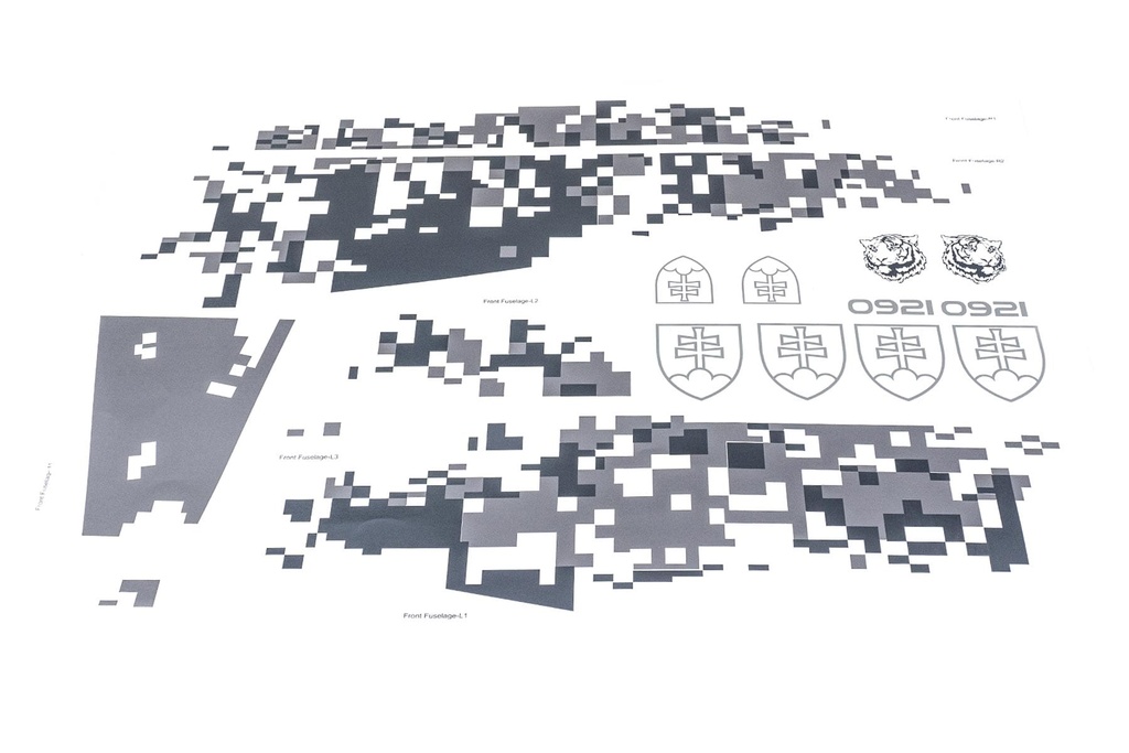 Freewing 80mm EDF MiG-29 Decal Sheet
