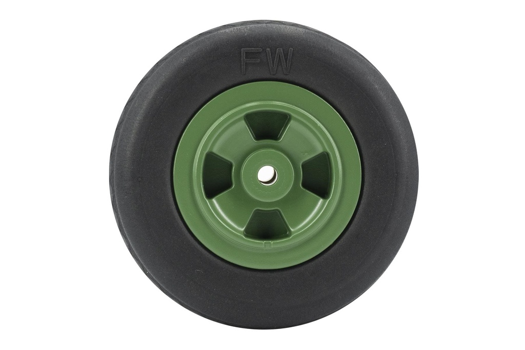 Freewing 85mm (3.34") x 26mm EVA Treaded Wheel for 5.1mm Axle - Green
