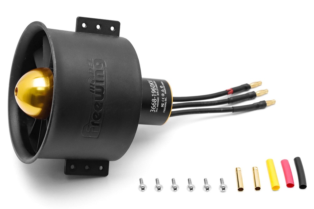 Freewing 90mm 12-Blade EDF 6S Power System w/ 3668-1960Kv Inrunner Motor V2