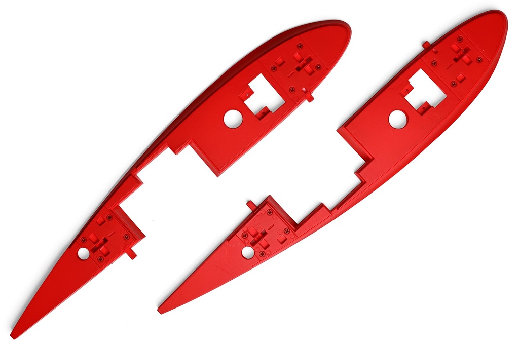 Freewing 90mm EDF Ares 3D Fuselage Plastic Fixed Part for Main Wing - Red