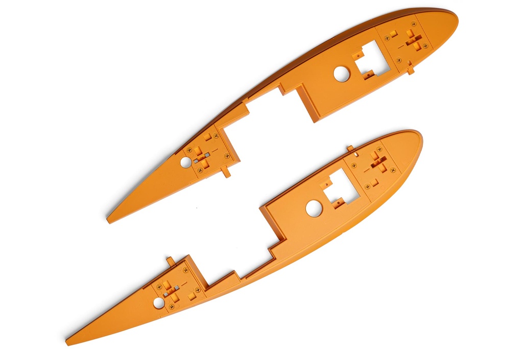 Freewing 90mm EDF Ares 3D Fuselage Plastic Fixed Part for Main Wing - Yellow