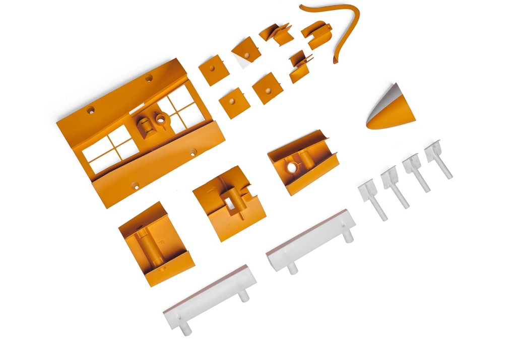 Freewing 90mm EDF Ares 3D Plastic Parts Set - Yellow