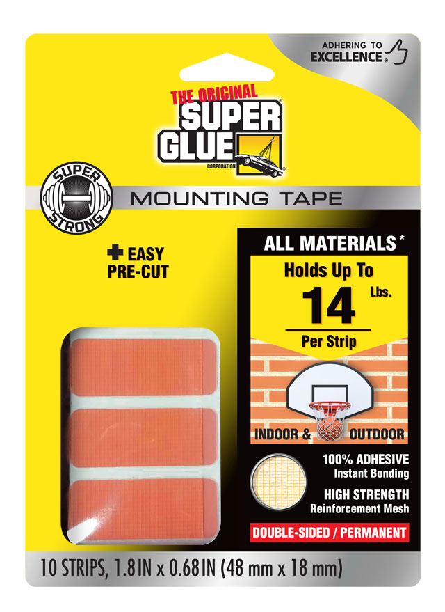 Super Strong Mounting Tape - Doppelseitiges Permanentklebeband (10 Streifen)