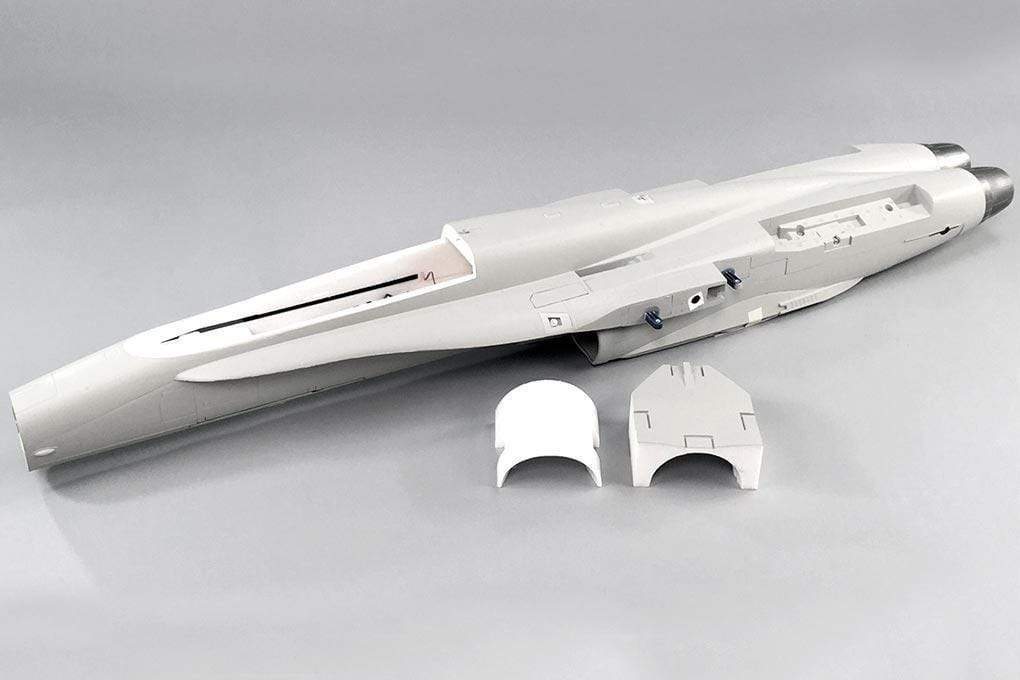 Freewing 90mm EDF F/A-18C Hornet Fuselage - Base Gray