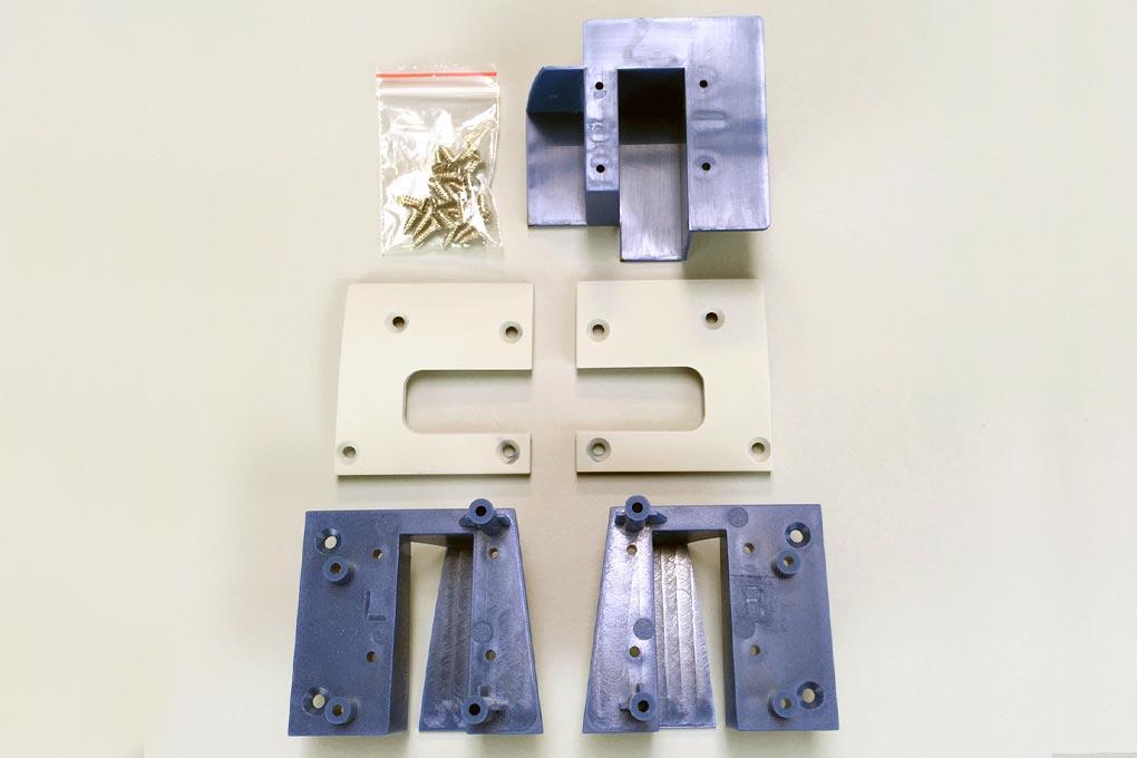 Freewing 90mm EDF F/A-18C Hornet Landing Gear Mount - Base Gray