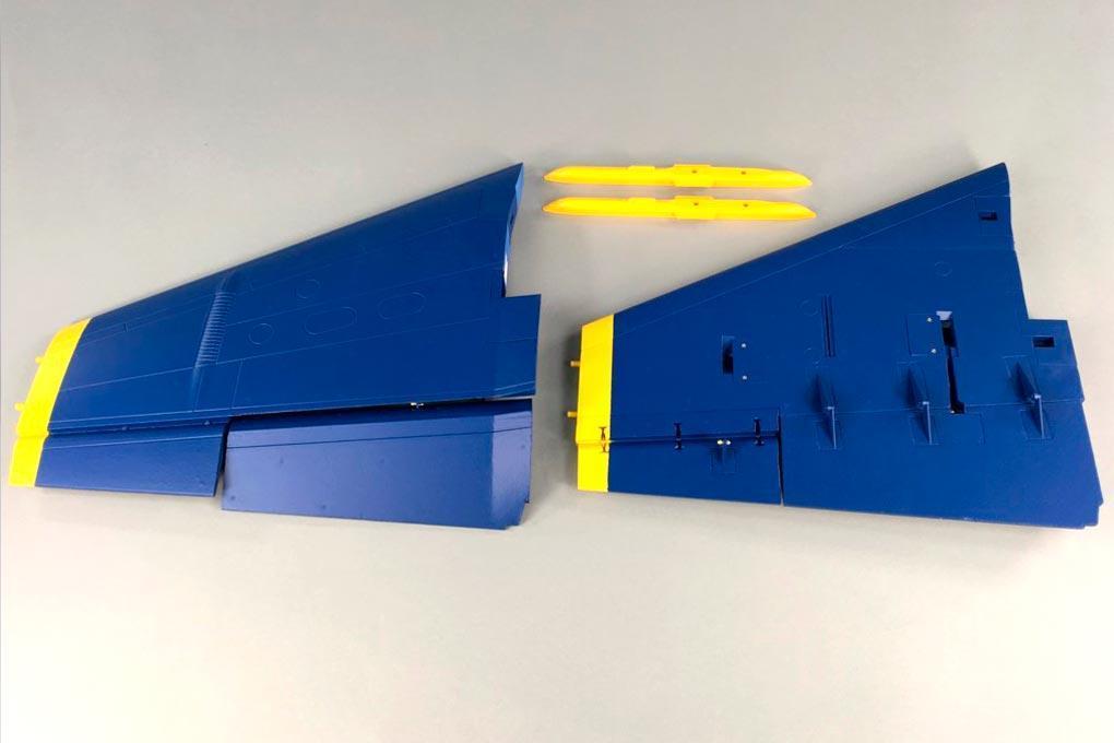 Freewing 90mm EDF F/A-18C Hornet Main Wing Set - Blue Angels