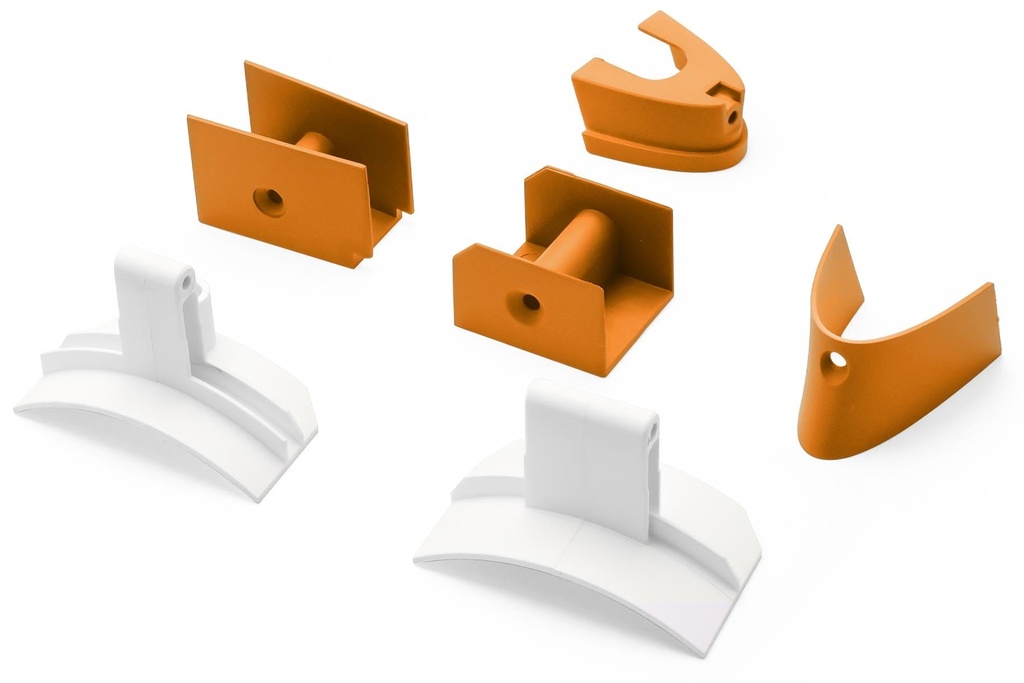 Freewing 90mm EDF Zeus Rudder Mount - Orange