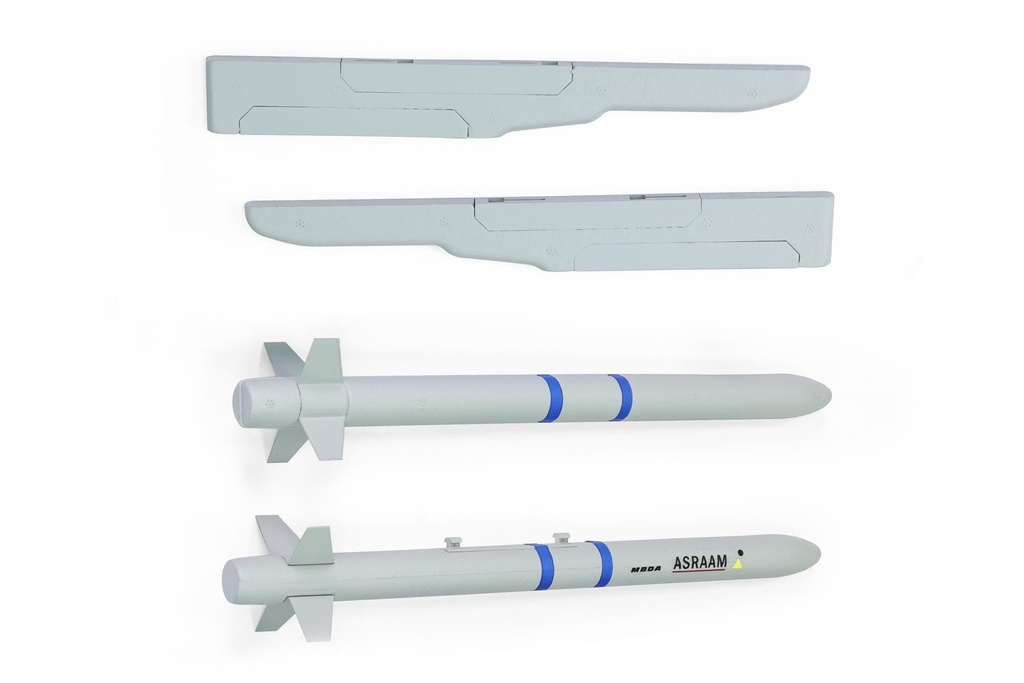 Freewing 90mm Eurofighter Typhoon ASRAAM Missiles & Pylons