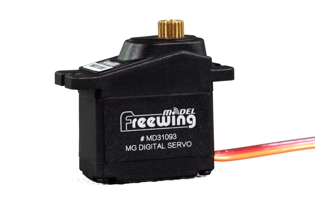 Freewing 9g Digital Hybrid Metal Gear Reverse Servo with 500mm (20") Lead
