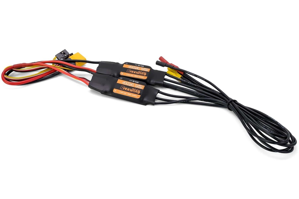 Freewing Dual 40A Brushless ESCs with XT-60 Connector