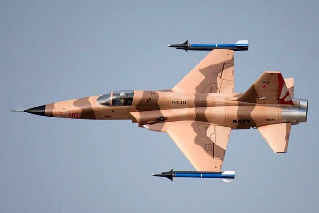 Freewing F-5 Tiger II Camo High Performance 80mm EDF Jet - PNP