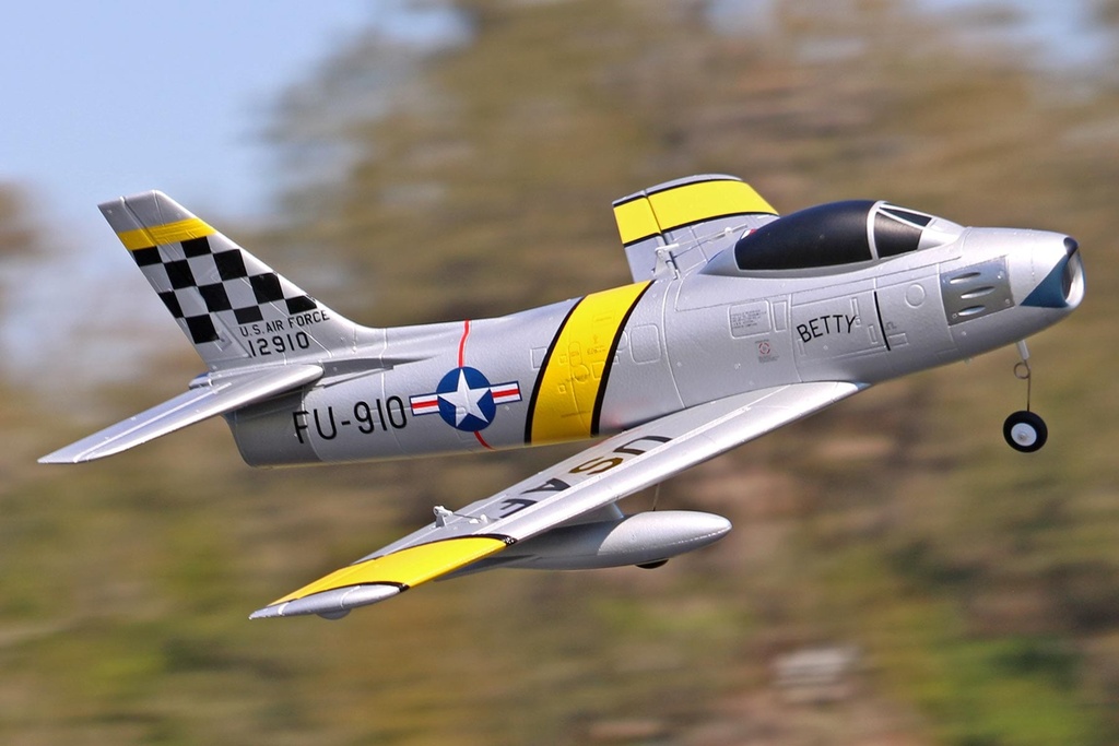 Freewing F-86 Sabre 64mm V2 EDF Jet with Landing Gear - PNP