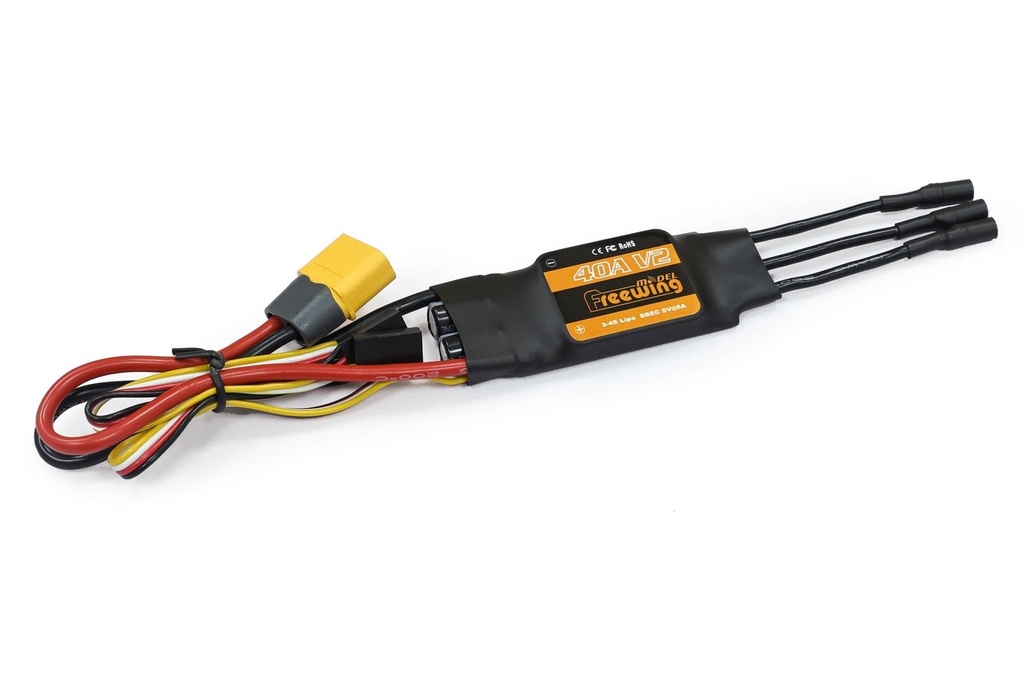 Freewing F9F 40A ESC with Thrust Reversing