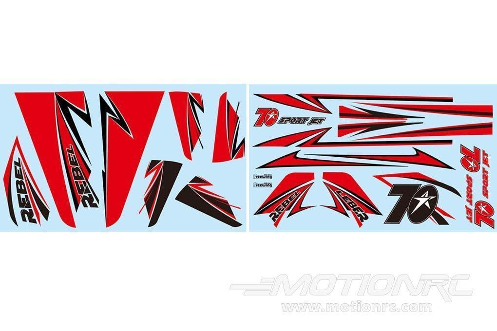 Freewing Rebel V2 Decal Sheet