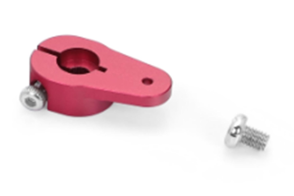 Freewing Red Metal Servo Horn for 17g, 23g, and 30g servos