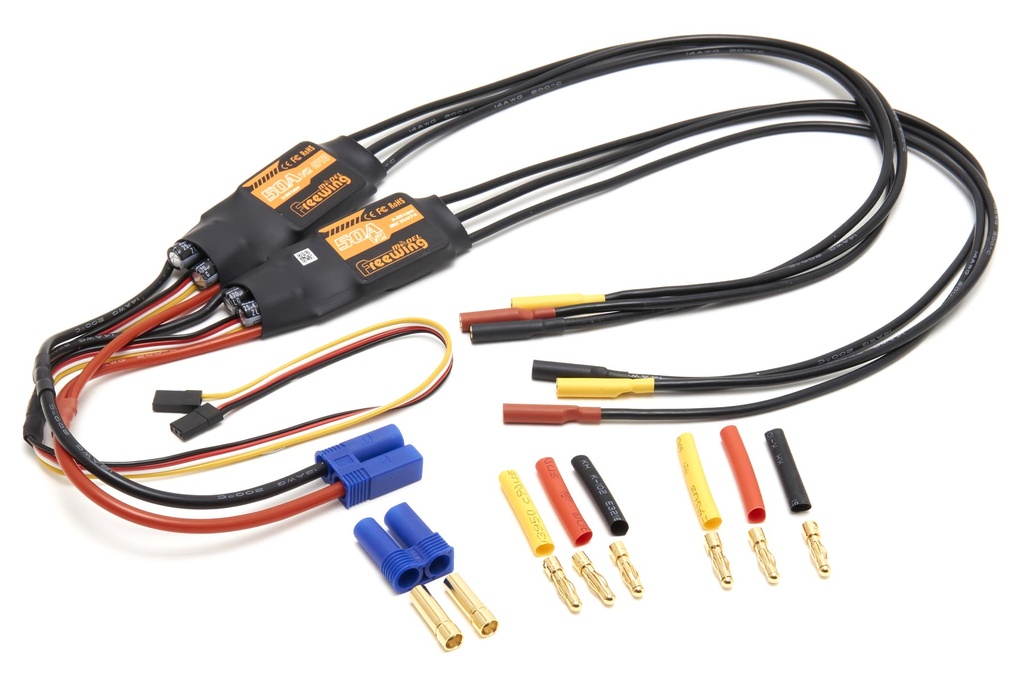Freewing Twin 64mm A-10 Thunderbolt II V3 Dual 50A ESCs