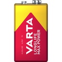 9V-Block Batterie VARTA "Longlife Max Power" Alkaline, 6LR61, 9V