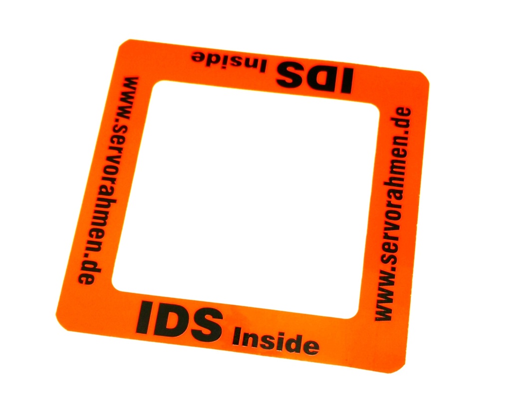 IDS selbstklebende Servoabdeckung orange