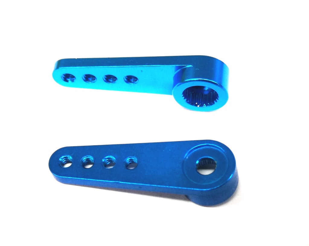 Alu Servoarm blau 19 mmSpline B1