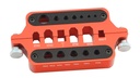 Aluminium Lötstation/Löthilfe für Stecker rot