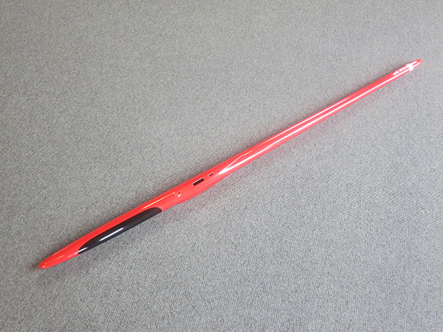 RCRCM Predator 3 Segler Rumpf in doppel-carbon Rot