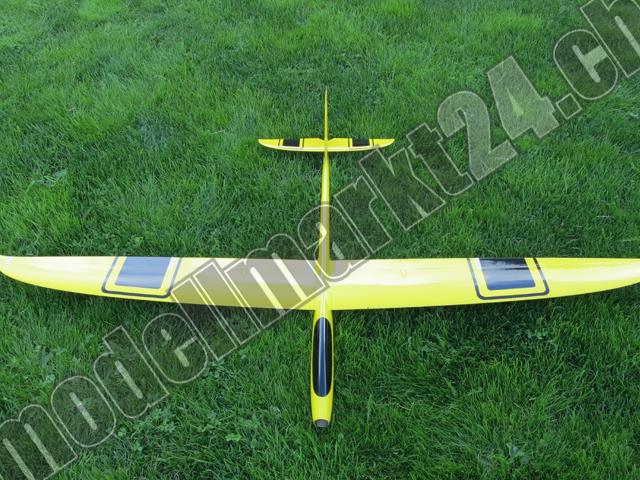 RCRCM E-Hornet Spw.2,0m CFK(Carbon) Gelb/Schwarz