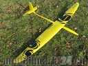 RCRCM Typhoon Spw.2,0m GFK Gelb/Schwarz mit Schutztaschen, Seglerversion, RC Mod