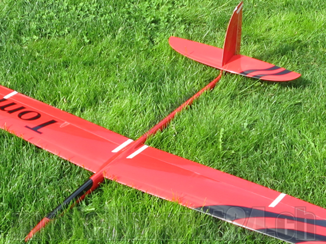 Rumpf RCRCM Tomcat CFK+ Rot Seglerversion inkl. Kabinenhaube