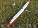 RCRCM Tango CFK+ (Carbon) Spw. 2.9m Schwarz/Weiss/Rot mit Schutztasche, RC Model