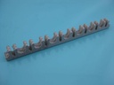 Schlauchhalter mehrfach für 6mm Schlauch