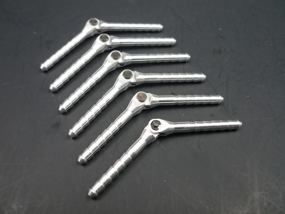 Stiftscharniere Alu 3x50 mm