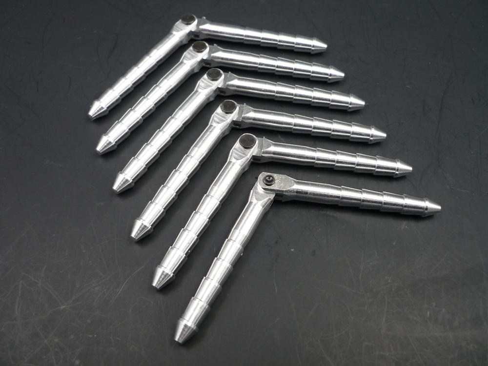 Stiftscharniere Alu 6x98 mm
