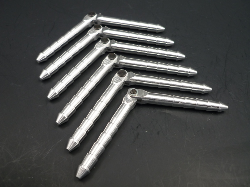 Stiftscharniere Alu 6x98 mm
