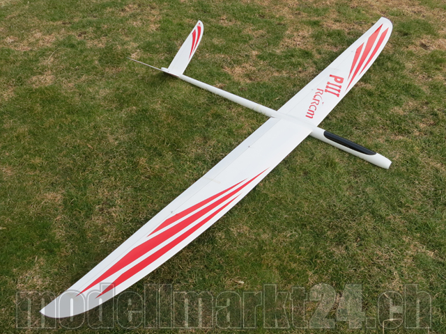 RCRCM E-PredatorIII Spw.2,96m Doppel-CFK+ Weiss/Rot m. Schutztaschen