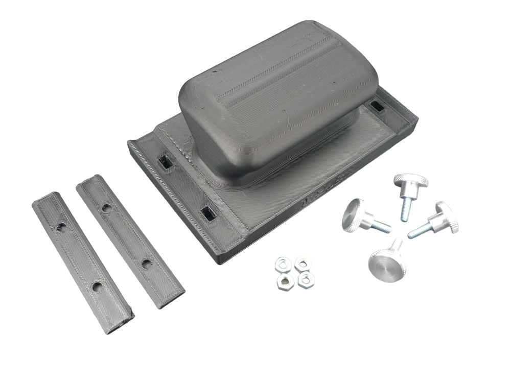 MP-Jet Schleifblock 125x75 mm flach mit Befestigung