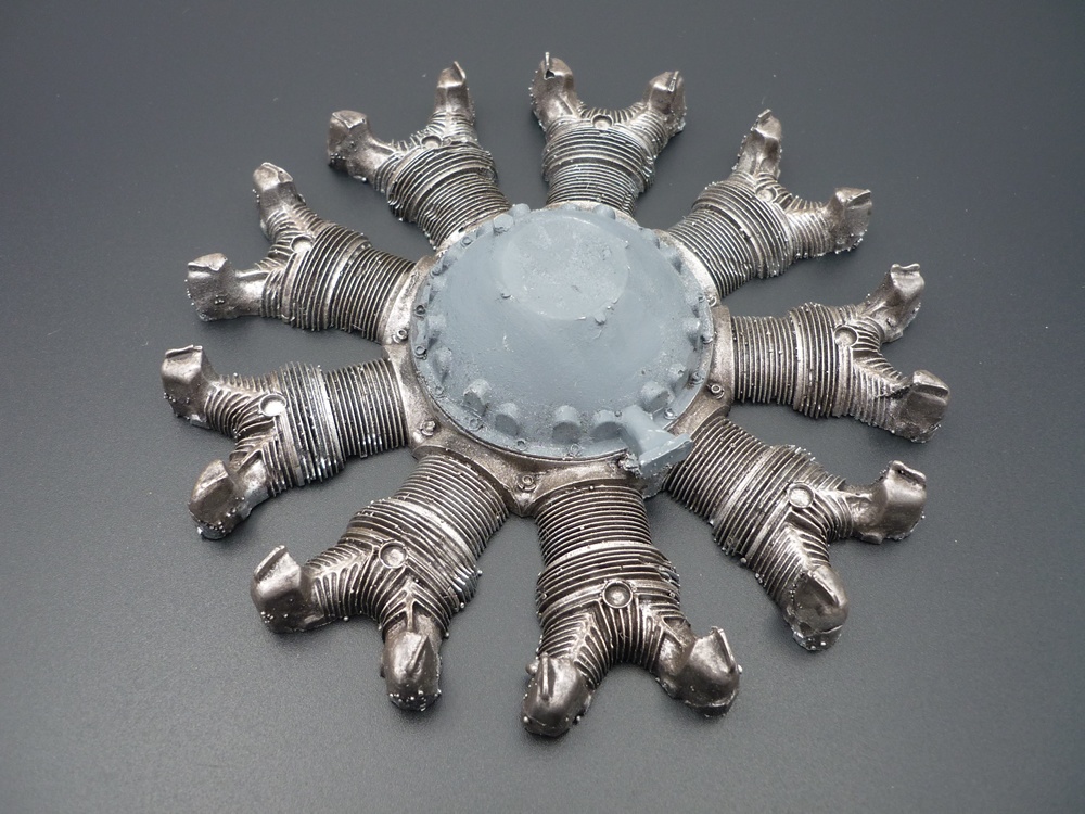 Sternmotorattrappe 9 Zylinder, 145 mm DRM