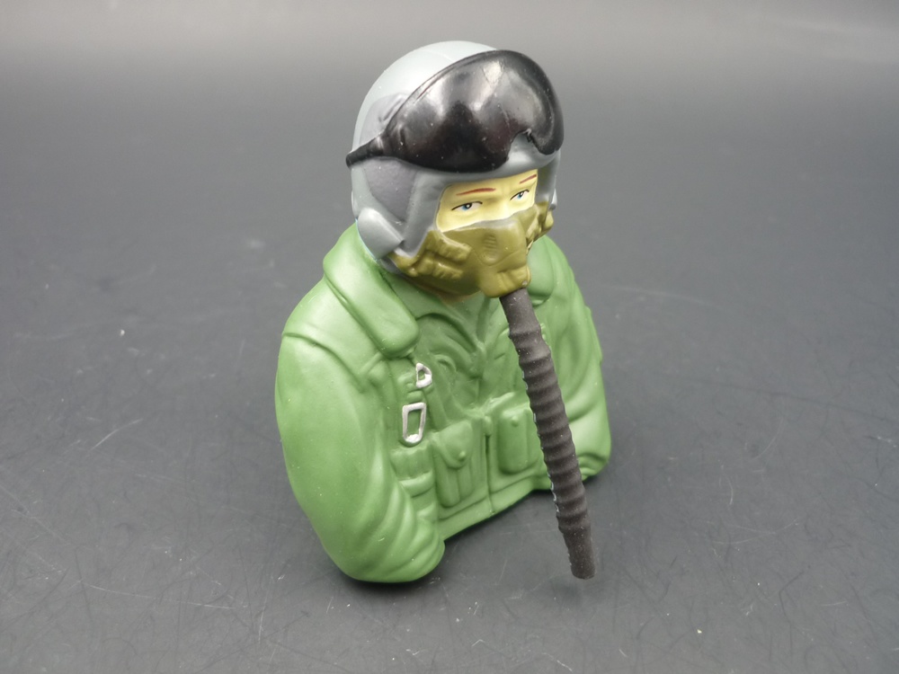 Pilotenbüste Jet 1/7 grün