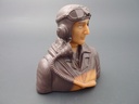 Pilotenbüste WWII 1/6 britisch, grundiert