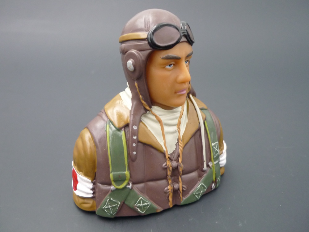 Pilotenbüste WWII 1/6 japanisch, bemalt