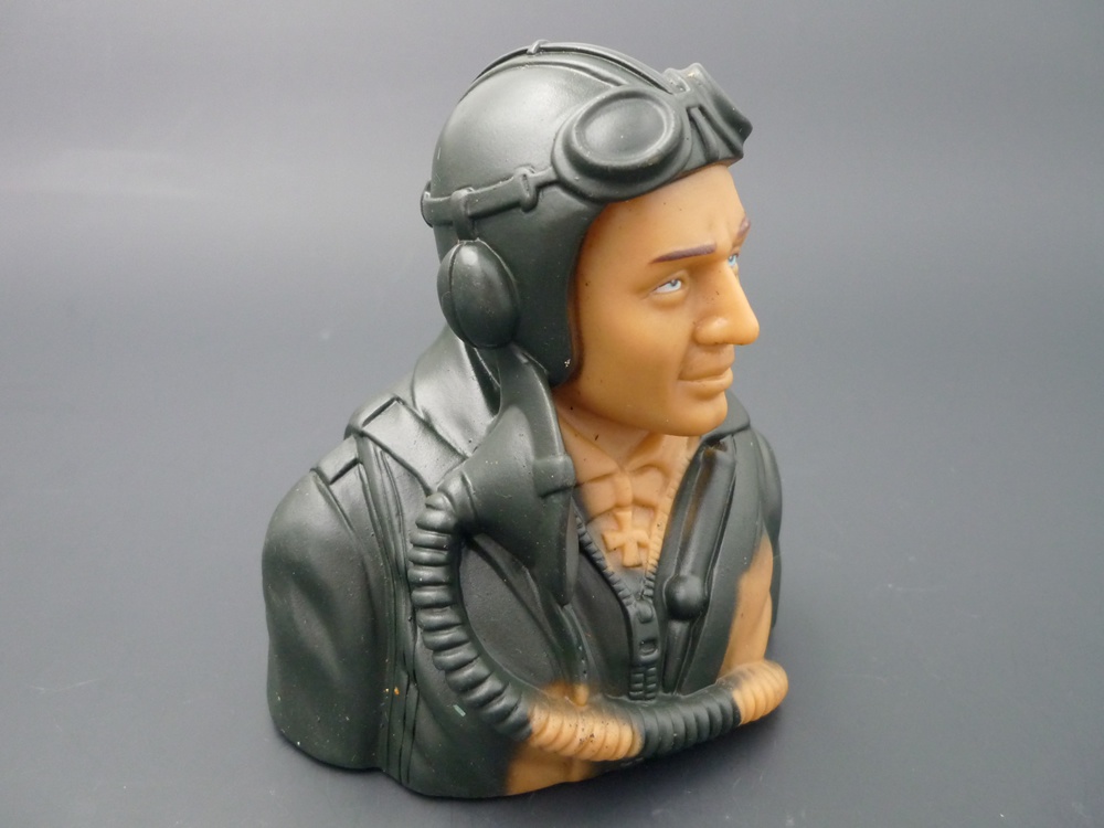 Pilotenbüste WWII 1/5 deutsch, grundiert