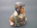 Pilotenbüste WWII 1/5 Japanisch, bemalt