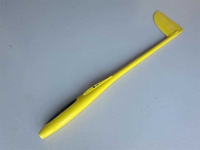 Rumpf RCRCM E-Hornet Doppel-CFK Gelb
