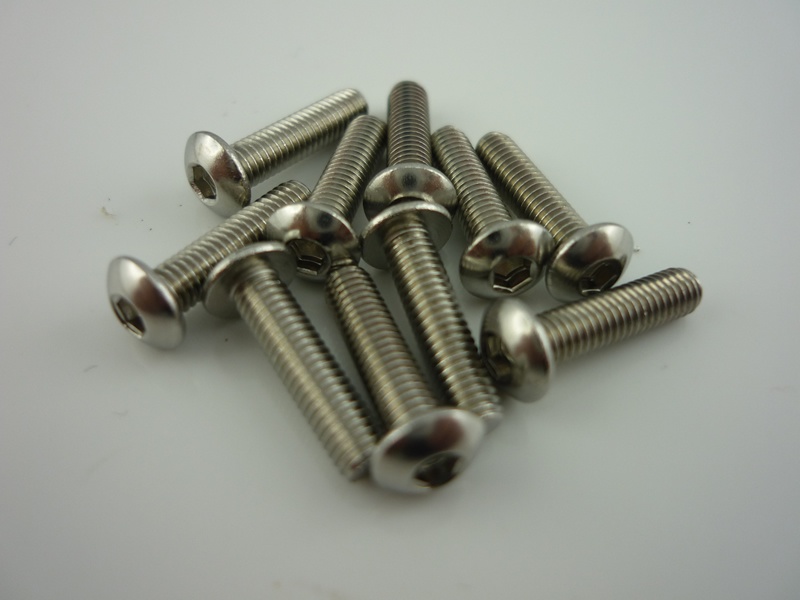 Linsenkopfschrauben M3x12 mit Innensechskant